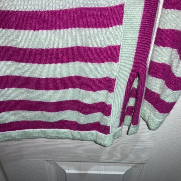 Soft Surroundings Sierra Striped Cashmere Blend Sweater Size XS Lagenlook - Picture 4 of 6